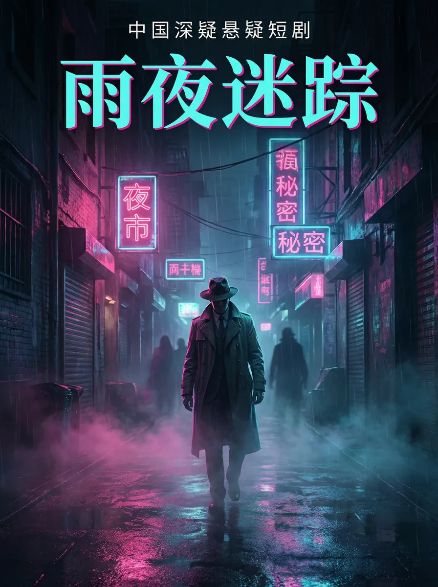 打扑克时刚进去疼不疼 悬疑追踪短剧 - 雨夜迷踪海报