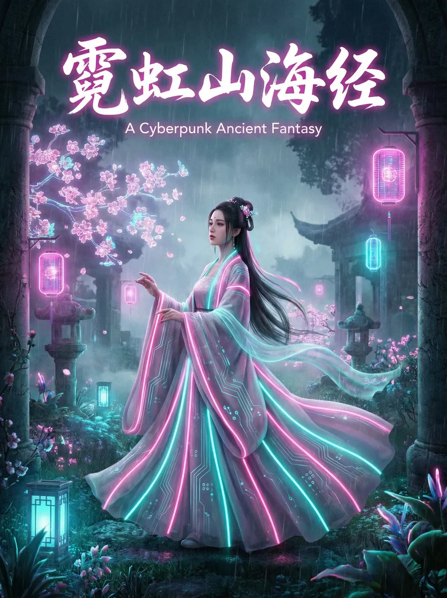 打扑克时刚进去疼不疼 古风奇缘短剧 - 霓虹山海经海报